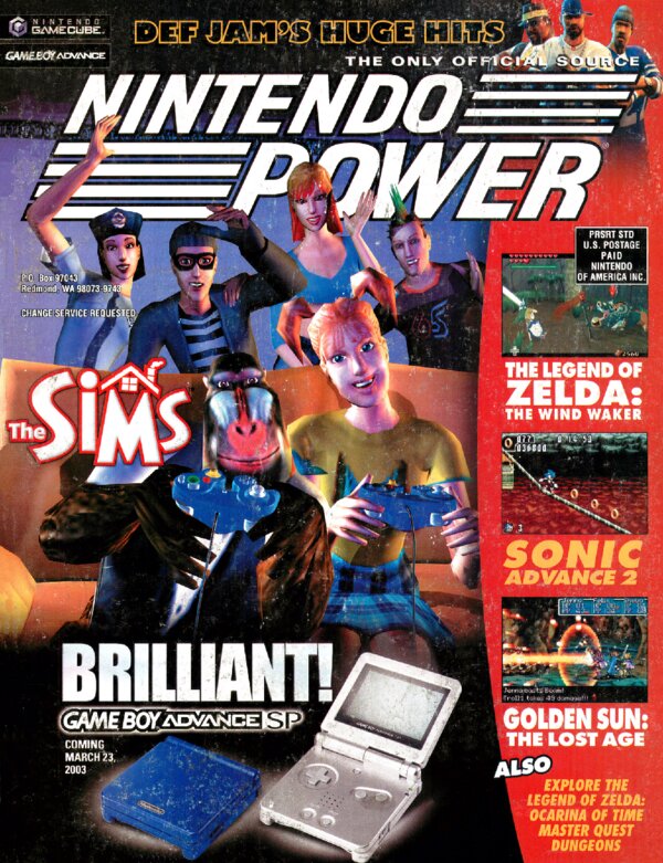 Nintendo Power Issue 166 (March 2003) cover